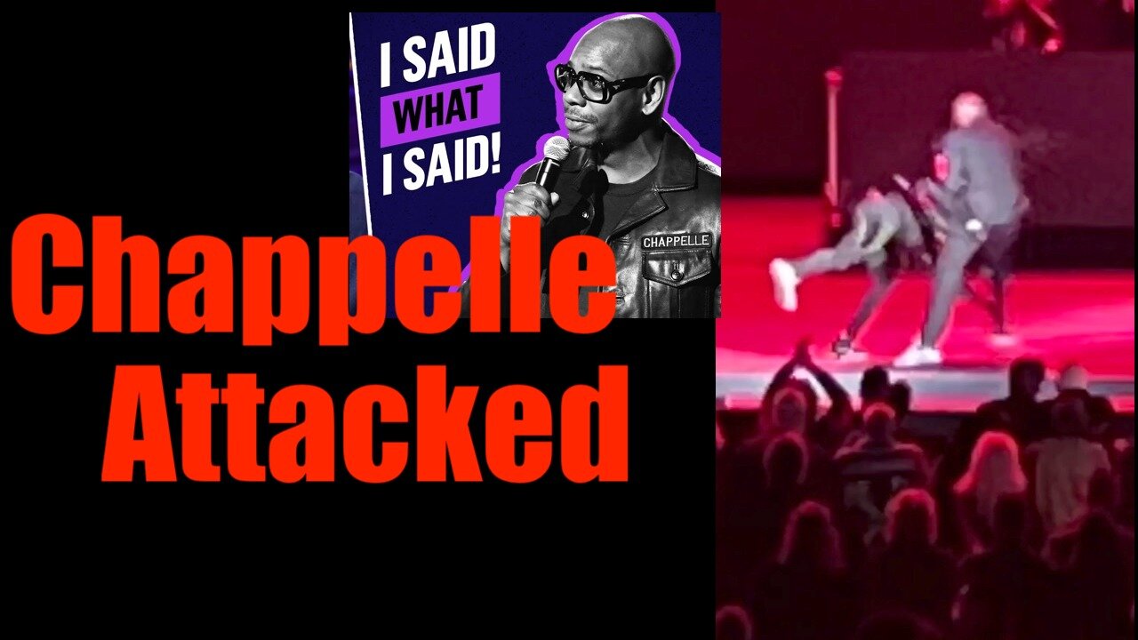 Dave Chapelle Attacked on Stage -- Comedy + Speech Under Assault