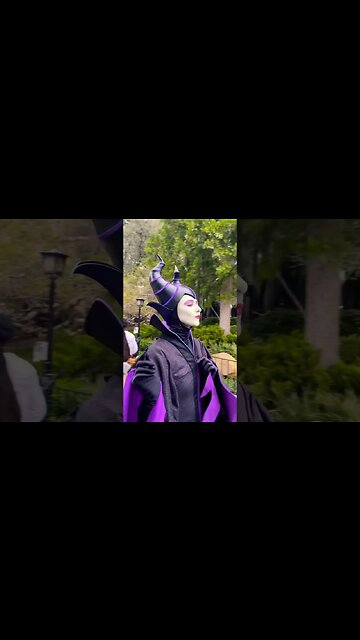 Maleficent walks by #disneyland #maleficent #sleepingbeauty #villain