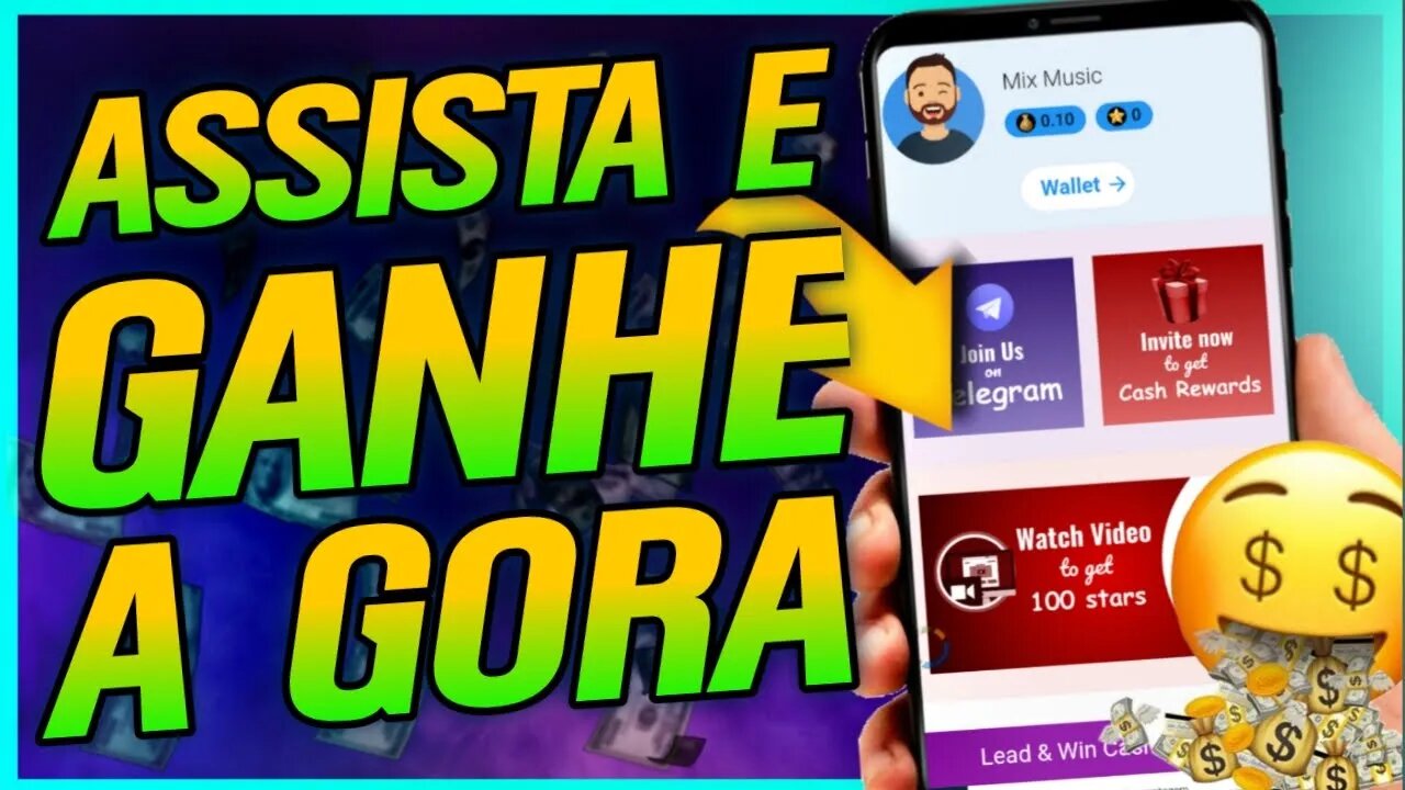 [URGENTE] ASSISTA VIDEOS e GANHE DINHEIRO - Novo APP para GANHAR DINHEIRO assistindo VIDEOS DE GRAÇA