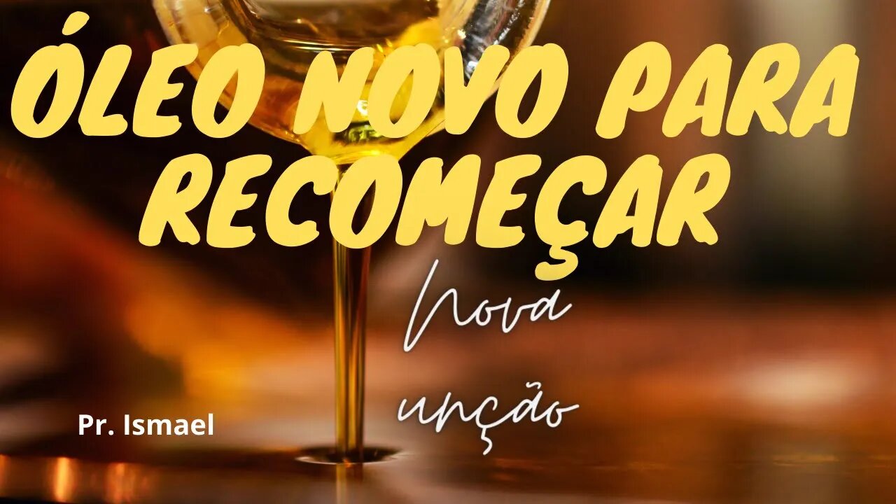 Uma nova unção