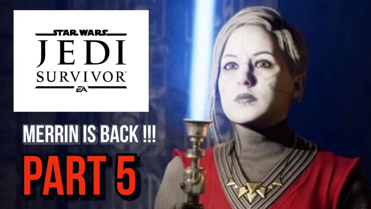 Star wars Jedi Survivor PS5 Walkthrough gameplay Part 5