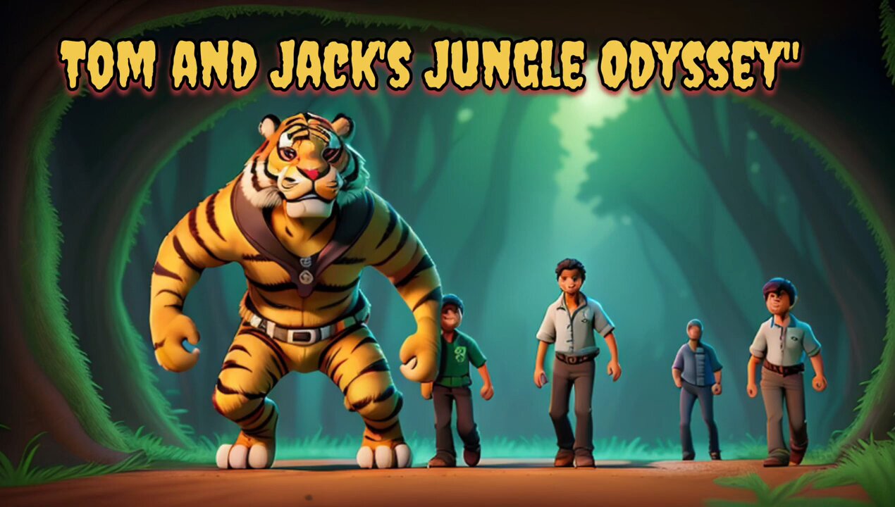 Tom and Jack's Jungle Story | Animals Book | Animal Stories in English🐯 #junglebook #toddlers