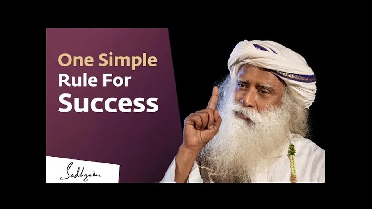 How To Be Really Successful? | Indian Sadhguru