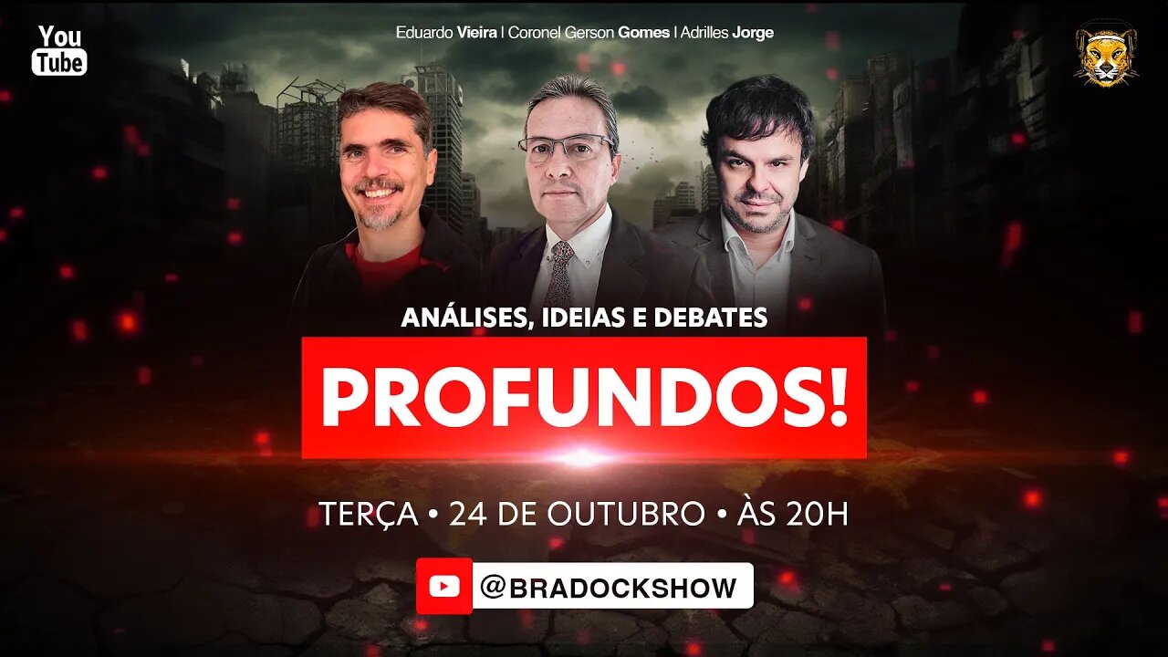 Bradock Show - 24/10/23 - Coronel Gerson Gomes, Adrilles Jorge e Eduardo Vieira