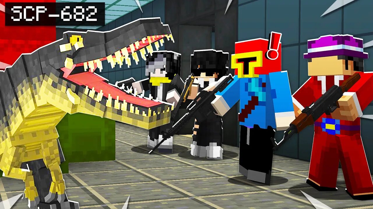 [PART 2] SCP 682 VS @NVL , @Mr KoGun , @ThanZaw Gaming , @Tiger King Cms