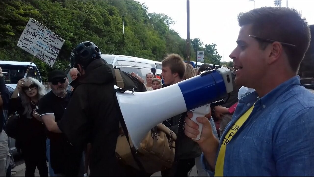 Andy McGovern's Speech and Arrest in Edinburgh 29.07.2021 - Unite For Truth