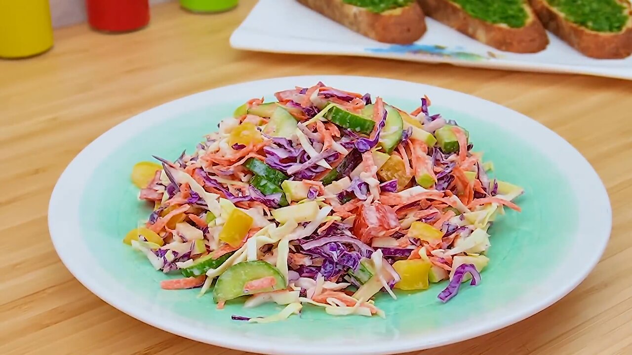 Few people know this recipe! This salad is so delicious that you will keep making it over and over