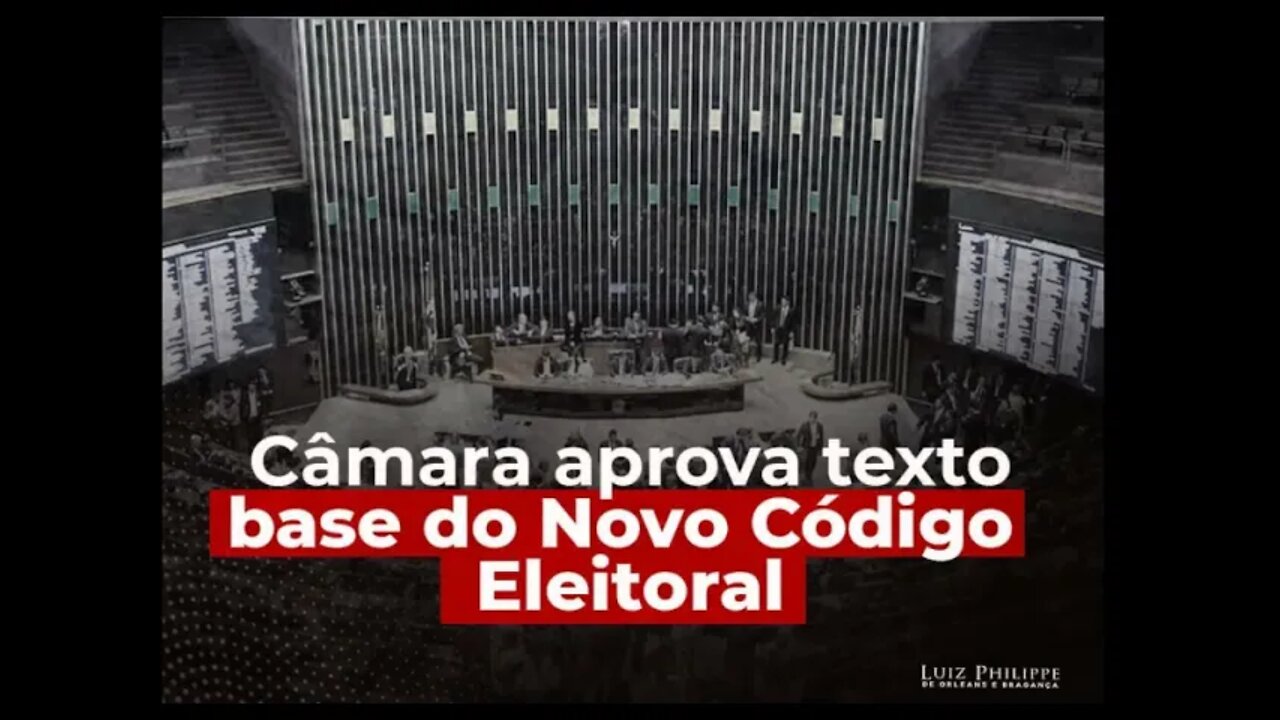 PRINCIPE LUIZ PHLIPPE: A Câmara dos Deputados aprovou, por 378 votos a favor e 80 contrários