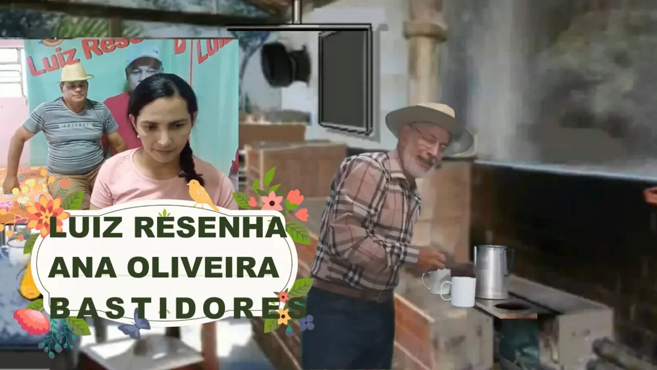 CORAÇÃO DE ROÇA O PROGRAMA DA FAMIA, COM LUIZ RESENHA E ANA OLIVEIRA BASTIDORES, NUM CAFÉ DE GARAPA