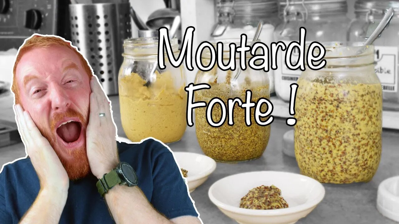 Moutarde FORTE Maison 🥵 Attention, ça PIQUE !