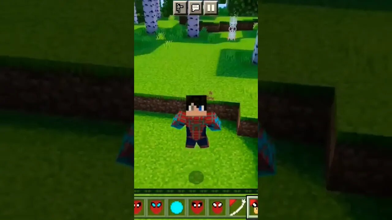 Spider-Man NO MINECRAFT 😱😱😱😱😱😱😱😱🕷🕷🕷🕷#shorts #marvel #fypシ #spiderman