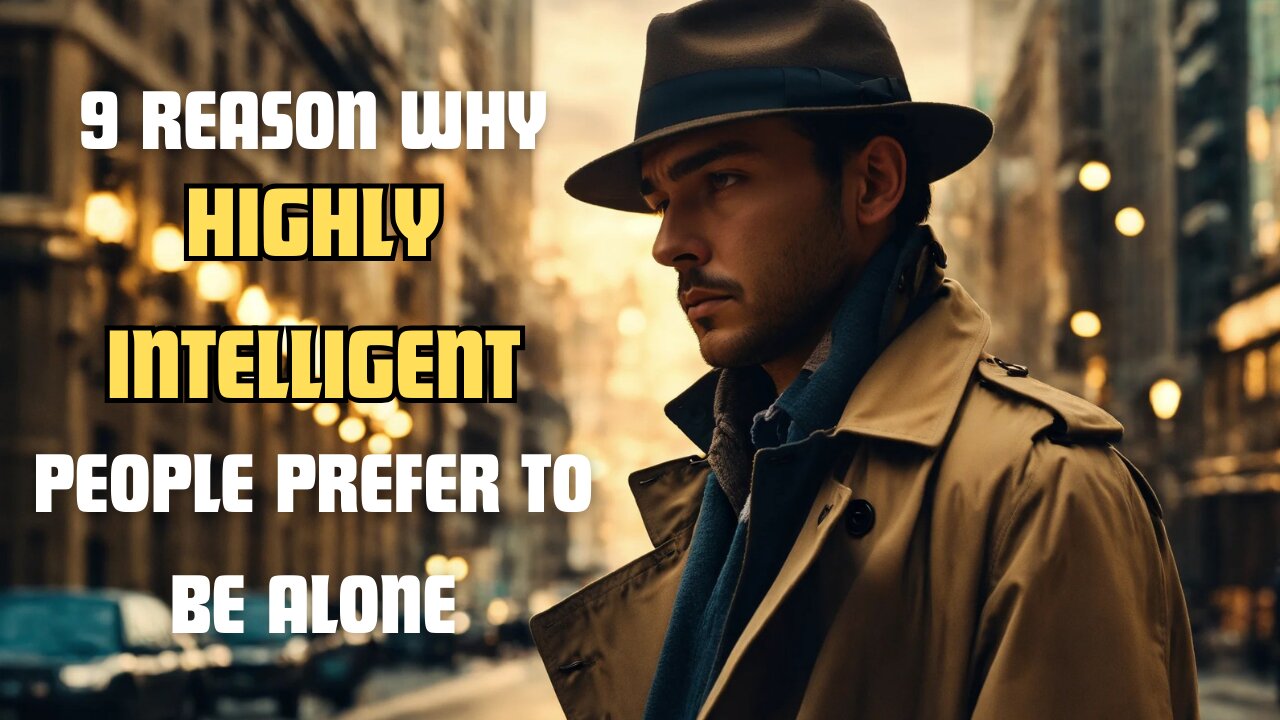 9 REASON WHY HIGHLY INTELLIGENT PEOPLE PREFER TO BE ALONE