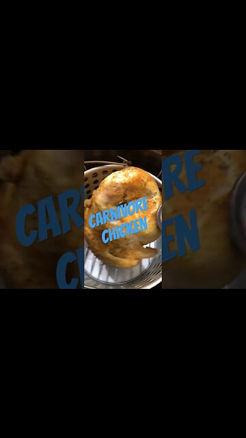 CARNIVORE CHICKEN #shorts #carnivore #carnivorediet #meat #chicken #turkeyfryer @Masterbuilt