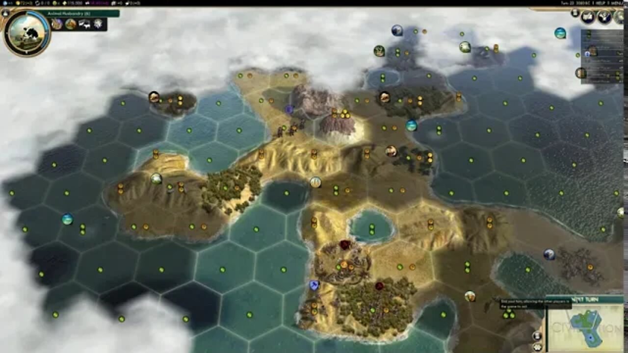 Civilization 5 Brave New World: Theodora - Byzantine Empire - 1440p No Commentary