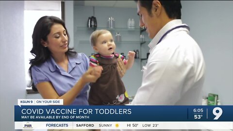 COVID vaccine for toddlers may be ready soon