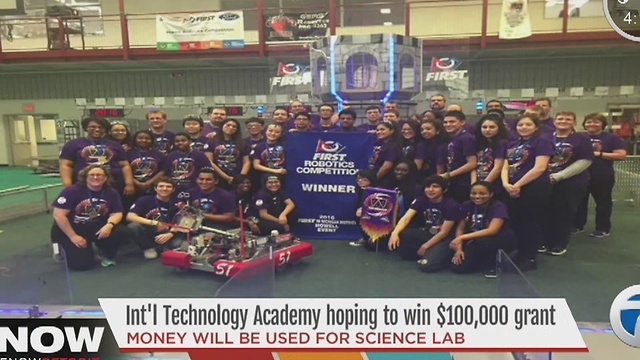 School enters video contest for a chance to win a science lab