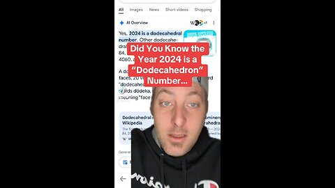 2024 Is A Dodecahedron Number?