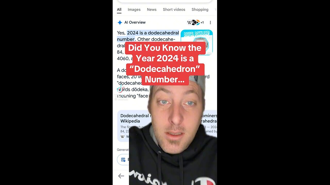 2024 Is A Dodecahedron Number?