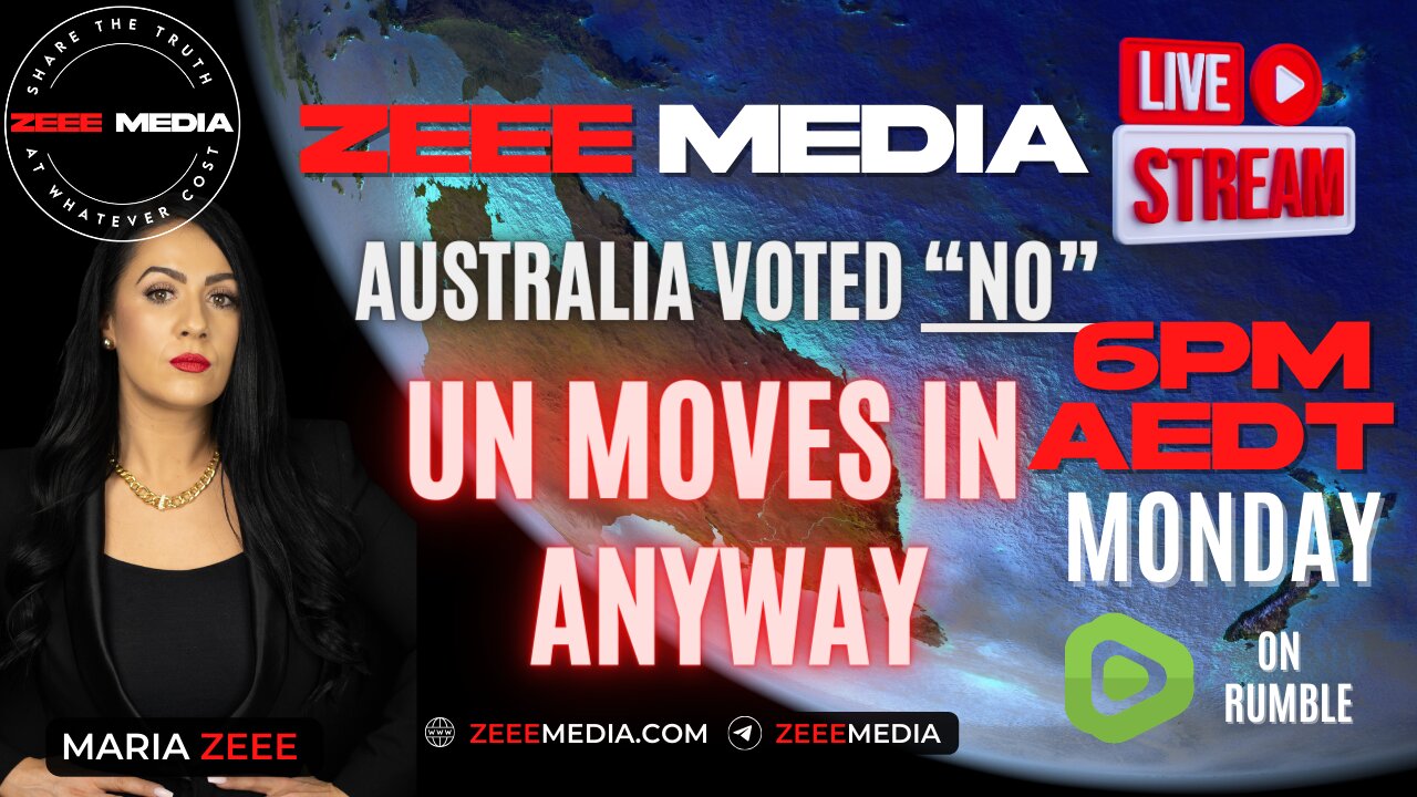 ZEEE MEDIA LIVE @ 6PM: Australia Voted "NO" - UN Moves in Anyway