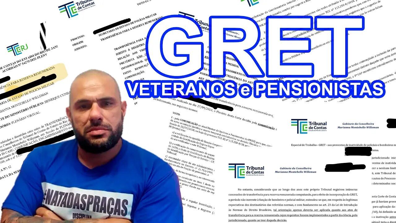 URGENTE - GRET para os VETERANOS e PENSIONISTAS? Será que não vem também?