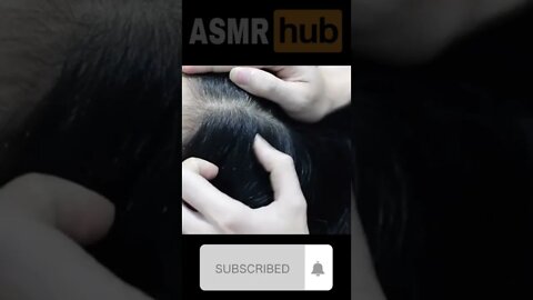 ASMR dandruff removal