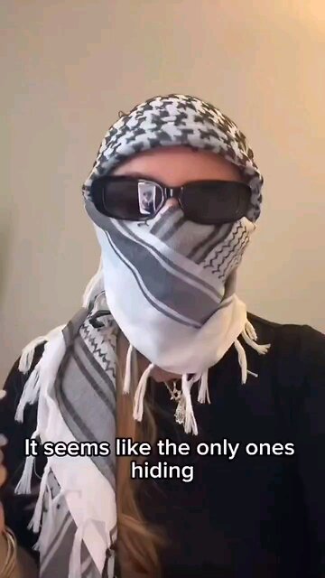 If you have to hide from what you are protesting, maybe it's time to evaluate your cause.