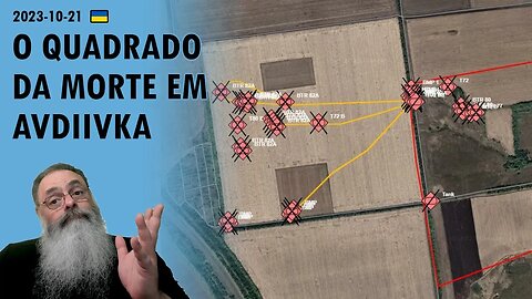 #Ucrânia 2023-10-21: ENORME PARTE das PERDAS RUSSAS em AVDIIVKA acontece em um ÚNICO PEDAÇO de TERRA