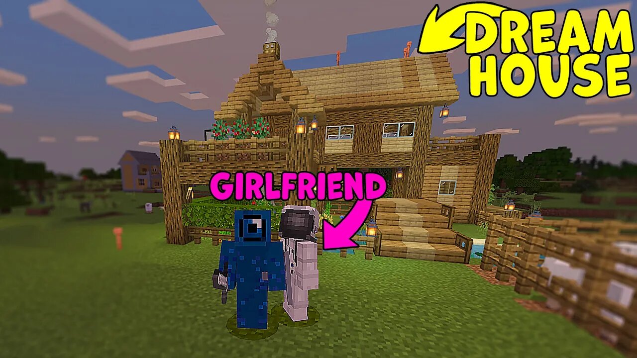 Building my Girlfriends Dream House in minecraft | Minecraft - Part 1