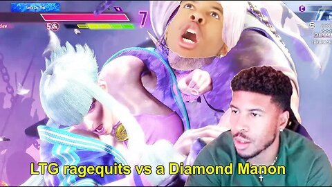 LTG Low Tier God (JP) ragequits vs a Diamond Manon | 8/26/23 [Major Start Reupload]