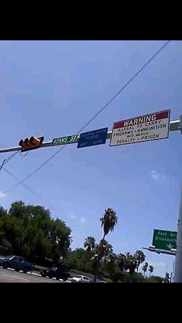 Im Running to the border from Brownsville Texas. Mexico international Bridge shown