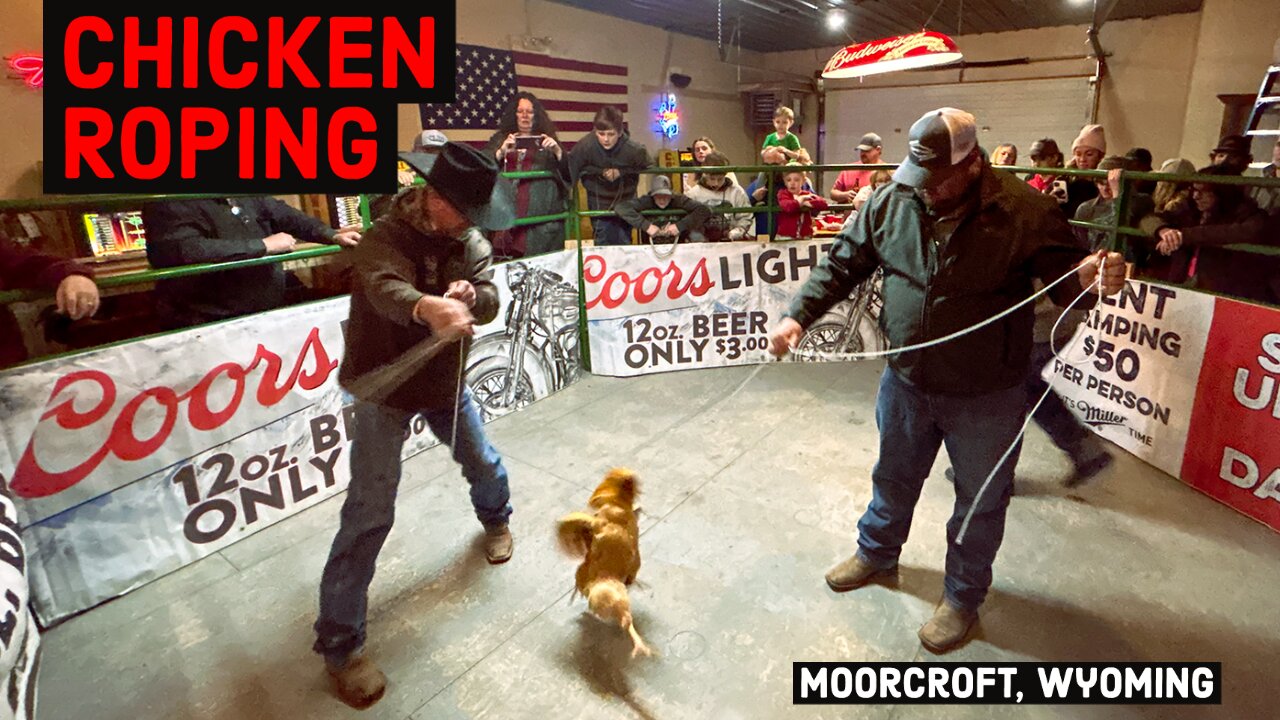 Chicken Roping At Dewey's Place