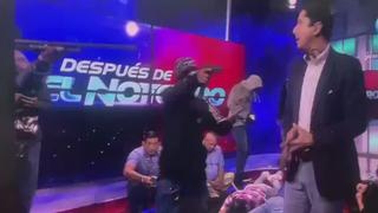 🚨Breaking: Ecuadorian TV broadcaster is stormed by masked gunmen who then grab hostages