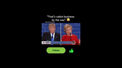 Donald Trump tells Hillary Clinton what business is