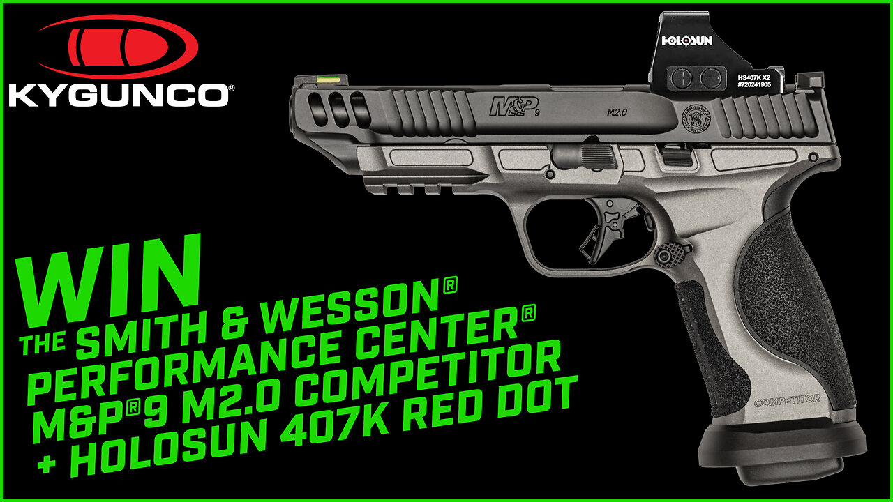 Smith & Wesson M&P®9 M2.0 Competitor + Holosun 407K Red Dot Giveaway