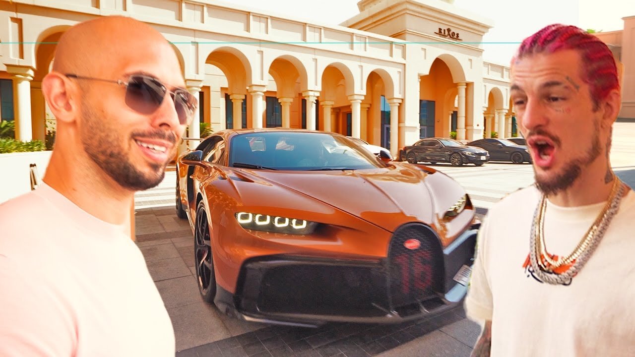 Andrew Tate shows Suga Sean his Bugatti ($5,000,000)