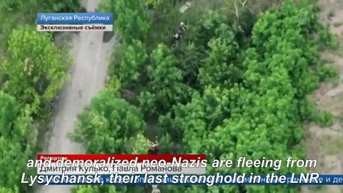 🇷🇺🇺🇦 This Is How The Escape Of The Ukrainian Army From Lysichansk Looked Like During It's Liberation