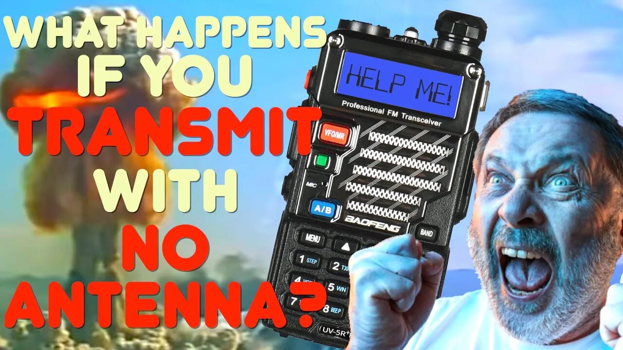 What Happens If You Transmit With No Antenna? CB Radio, Ham Radio, or GMRS - Will The Radio Burn Up?