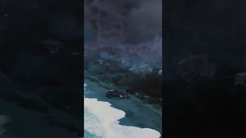 Monstrous Tornado On The Beach