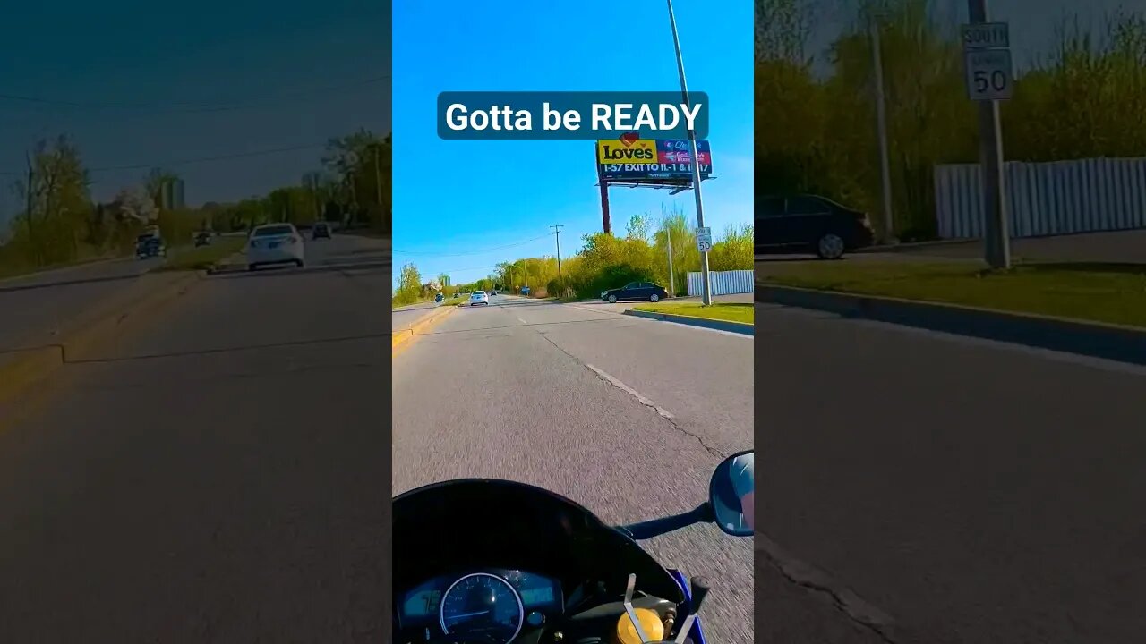 NEVER know WHAT can happen #bikelife #motovlog #beready #yamahar6