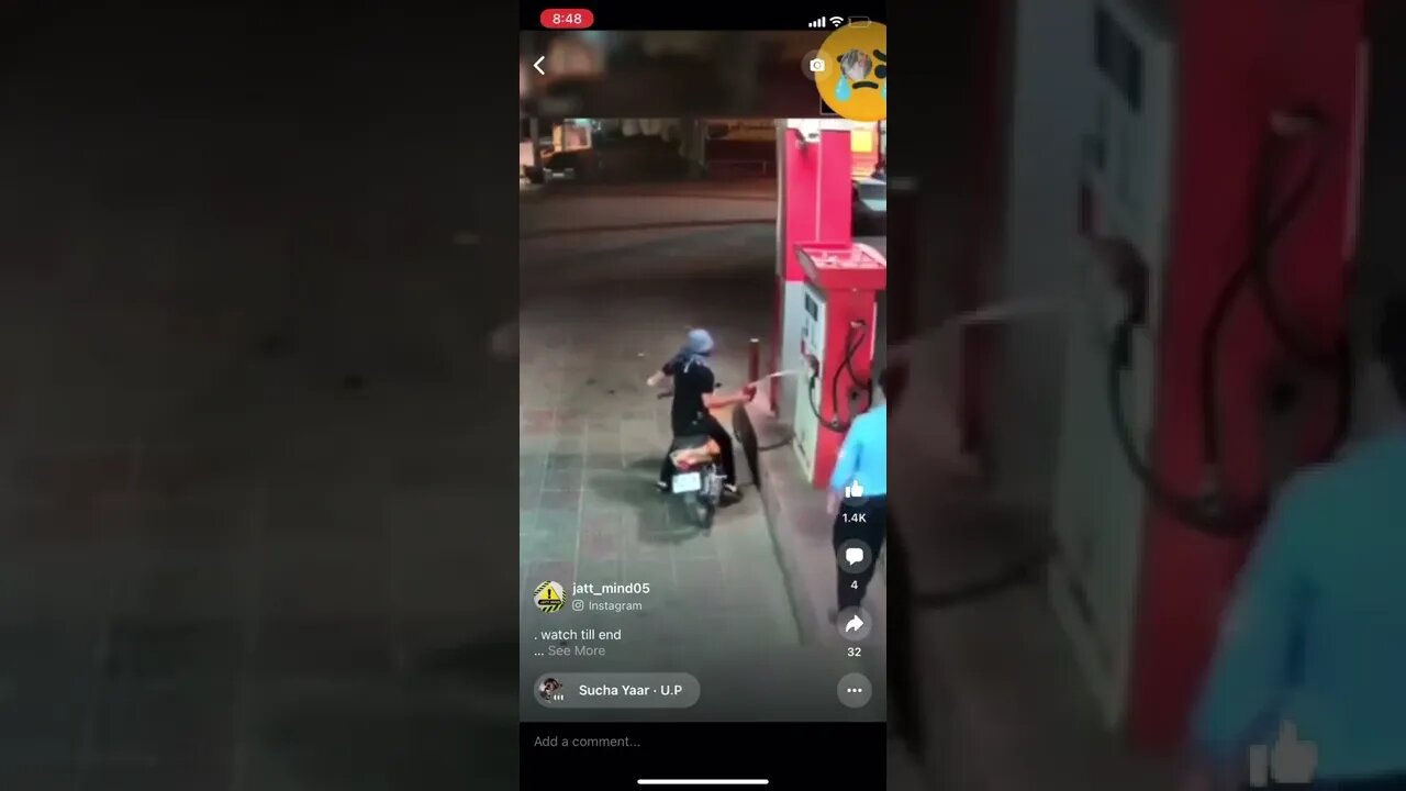 Gas Station Arson #shorts #dashcams