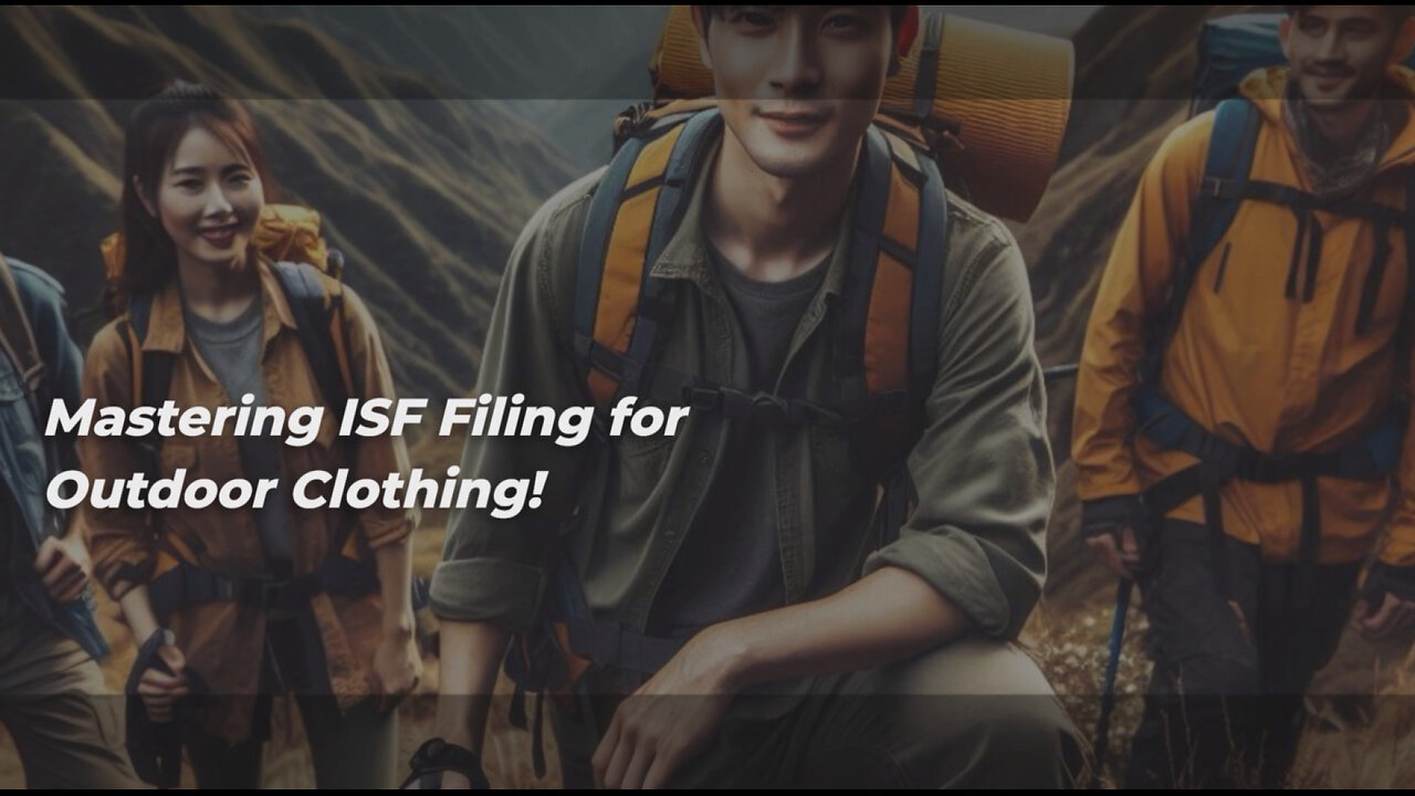 Unlocking the Secrets of ISF Filing: How to Import Outdoor Clothing with Ease