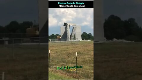 Pedras Guia da Geórgia: Explosão e demolição