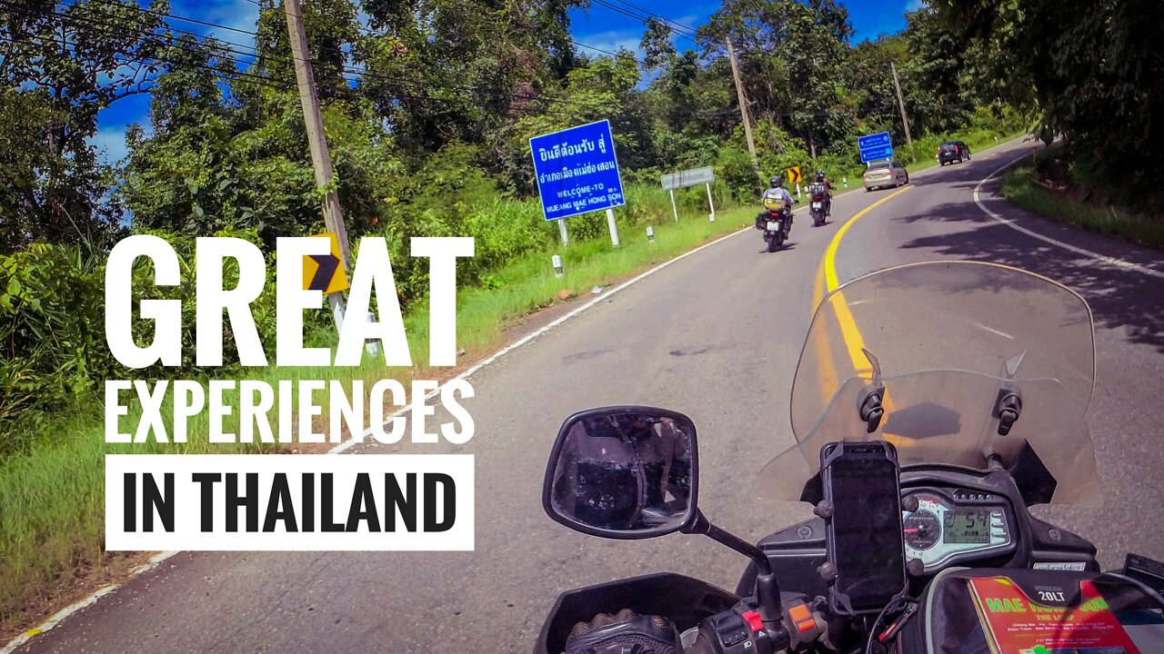 Riding Motorcycles in Thailand - Reflections (HD)