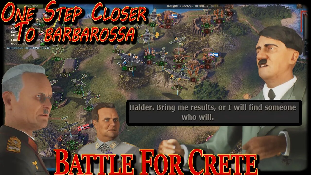 1 Step Closer To Barbarossa! Battle For Crete