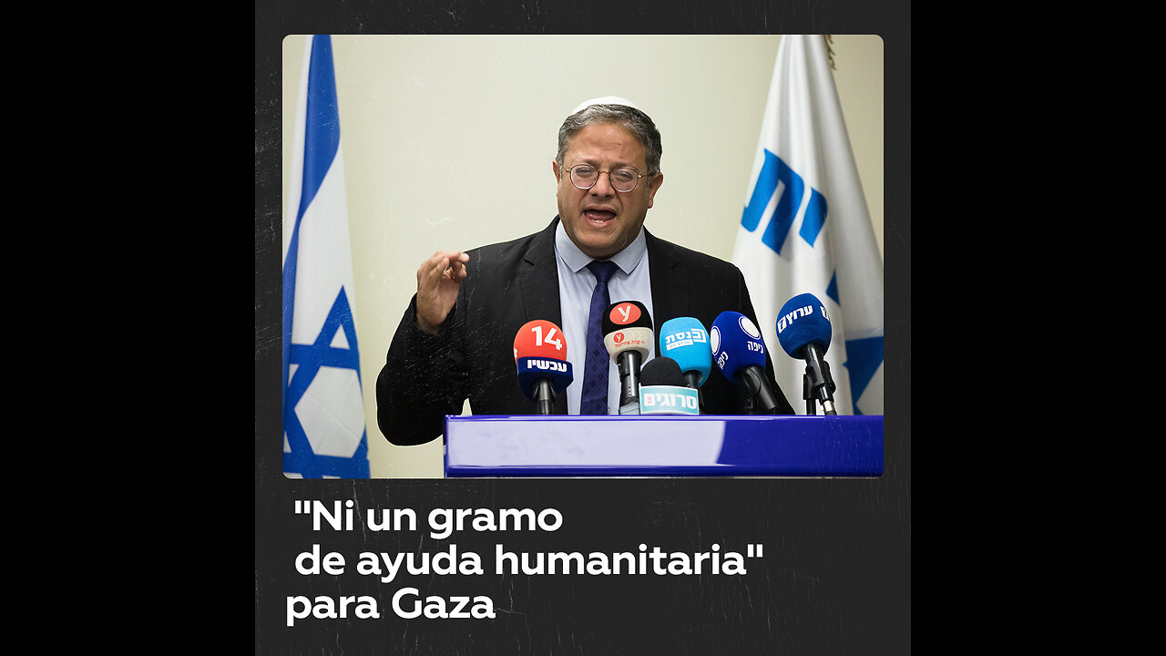 “Lo único que debe entrar en Gaza son cientos de toneladas de explosivos”