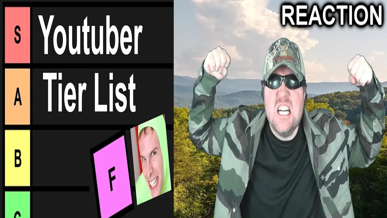 Youtuber Tier List (videogamedunkey) REACTION!!! (BBT)