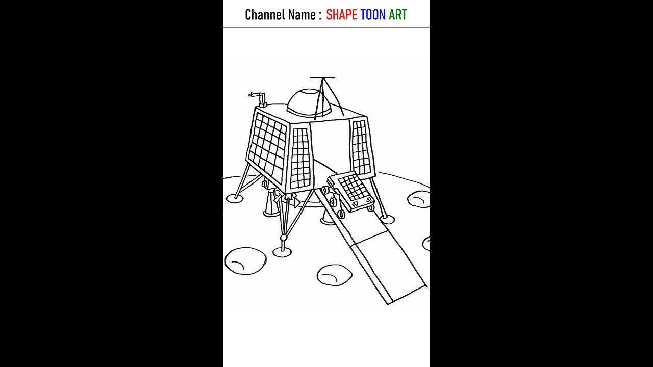 Chandrayaan 3 Vikram lander drawing easyHow to draw chandrayaan 3 - #chandrayaan3 #vikramlander