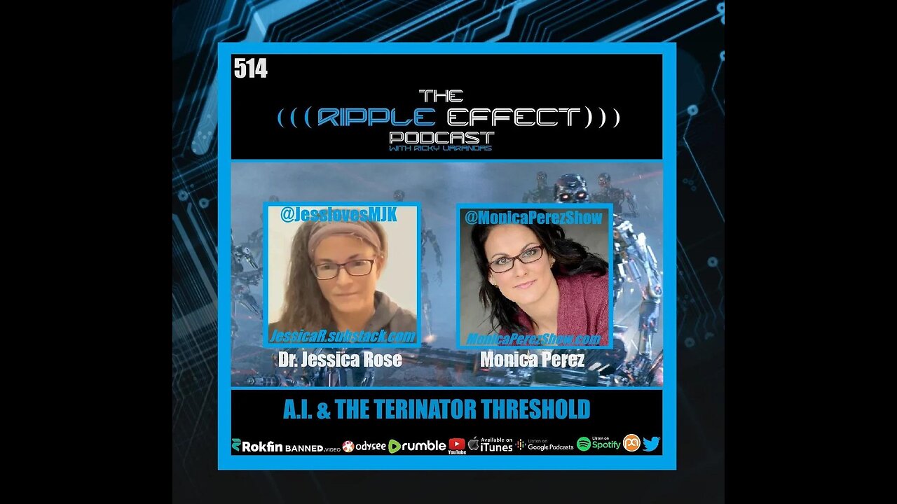 A.I. & The Terminator Threshold | Dr. Jessica Rose & Monica Perez | Ripple Effect Podcast #514