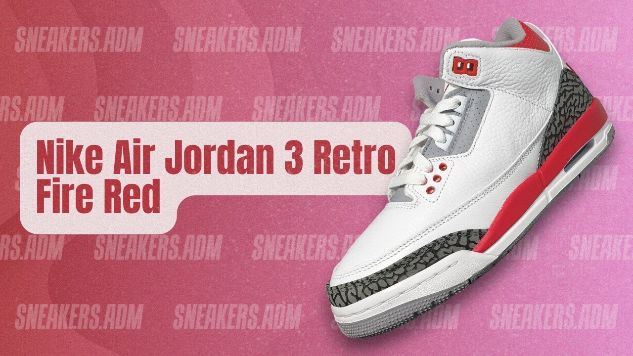 Nike Air Jordan 3 Retro Fire Red (2022) (GS) - DM0967-160 - @SneakersADM