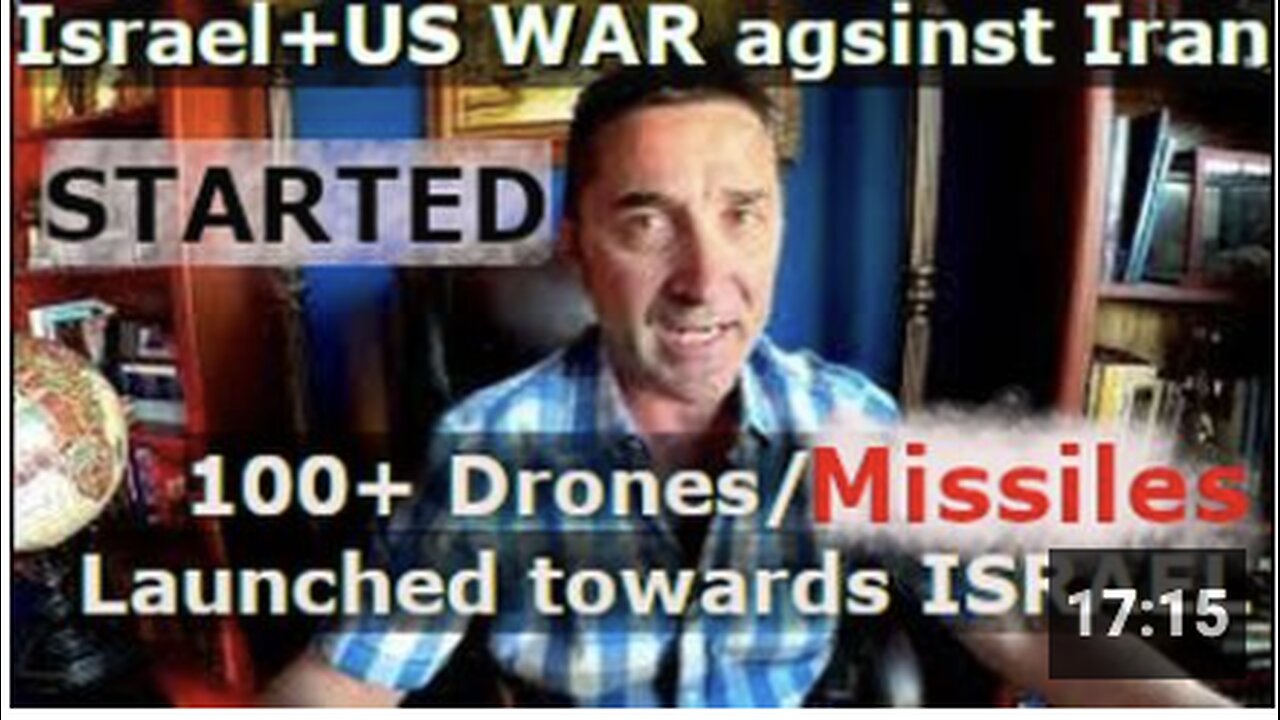 Israel/US-Iran WAR started. Iran launched more than 100 Drones+Ballistic Missiles on Israel